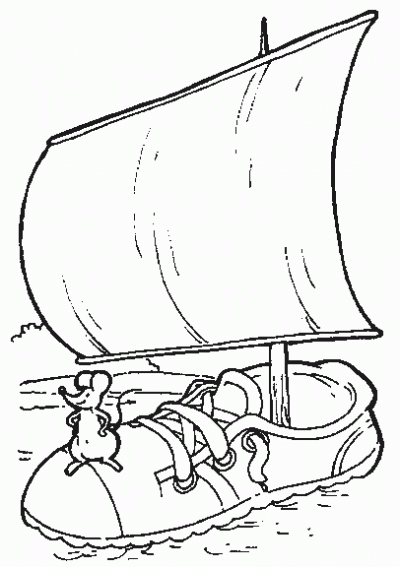 Adventurous Mice Coloring Page