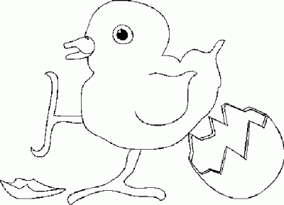 Baby Chicks Coloring Page