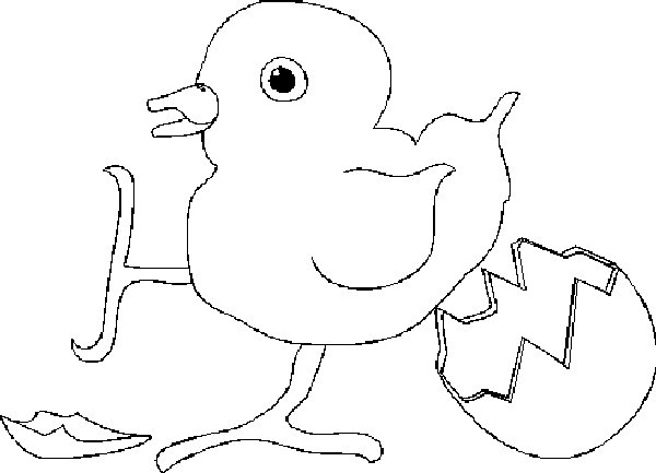 baby chicks coloring pages - photo #36