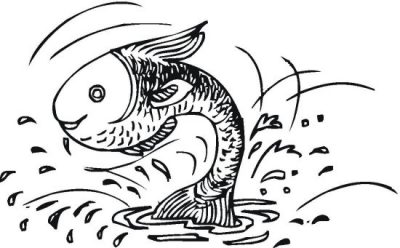 Bass Fish Coloring Page