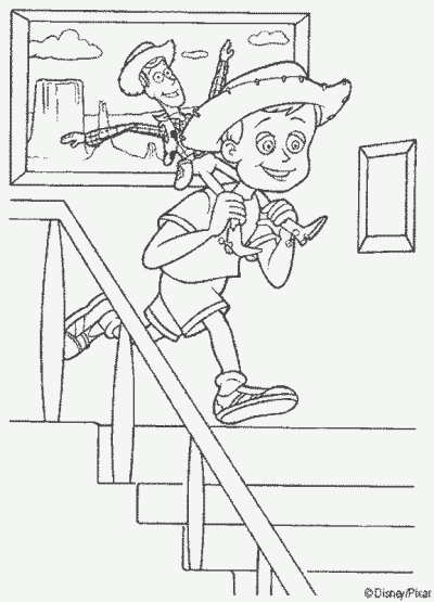 Andywoody Coloring Page