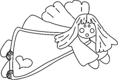 Angelflyingbw Coloring Page