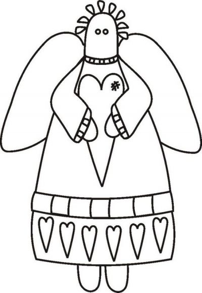 Angelprmtpnkylbw Coloring Page