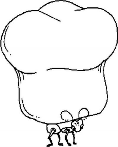 Ant N Roll Coloring Page