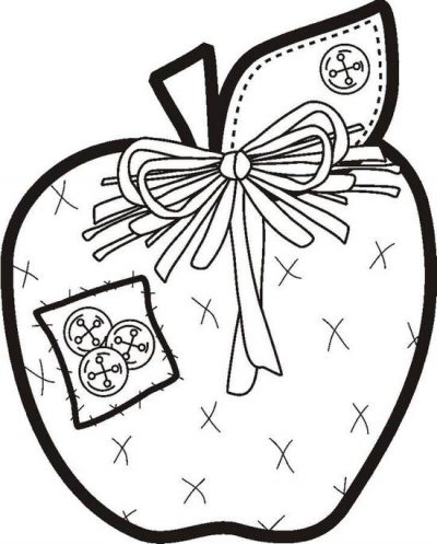 Applebutnsbowbw Coloring Page