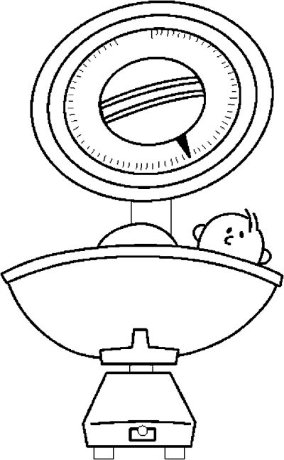 Baby Scale Coloring Page