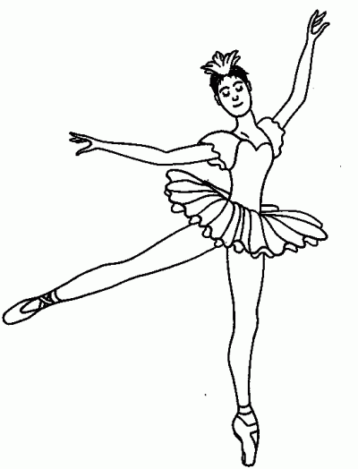 Balletdancer Coloring Page