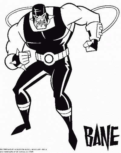 Bane Coloring Page