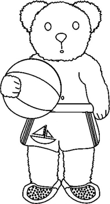 Beachballbearblbw Coloring Page