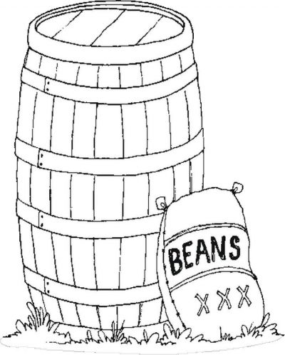 Beans Coloring Page