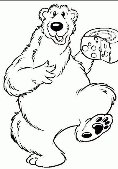Bear In The Big Blue House Coloring Page