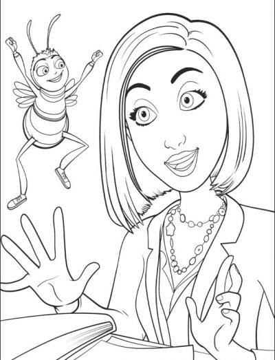 Bee Movie Coloring Page
