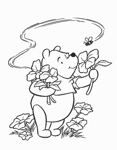Bees Coloring Page