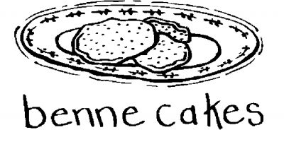 Benne Cakes Coloring Page