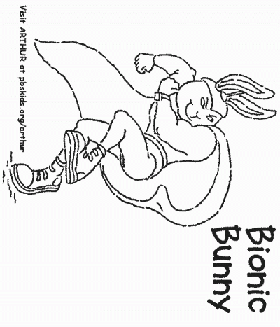 Bionic Coloring Page