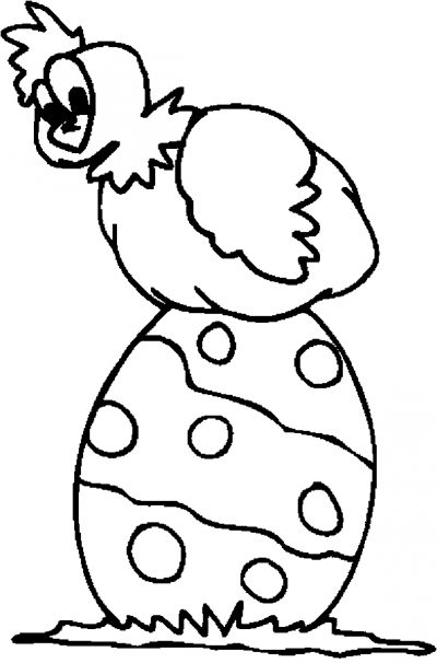 Bird Sitting On Egg Coloring Page