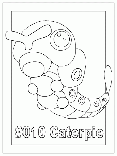 Bpostercaterpie Coloring Page