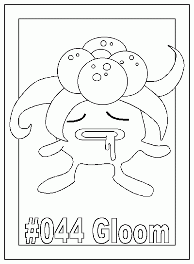 Bpostergloom Coloring Page