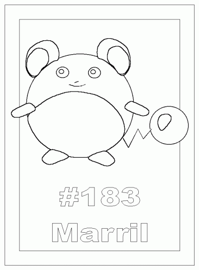 Bpostermarril Coloring Page