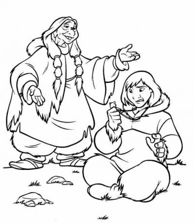 Brother Bear Coloring Page