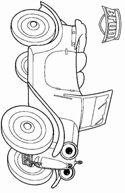Brum Coloring Page