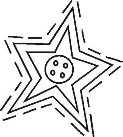 Buttonstarbw Coloring Page