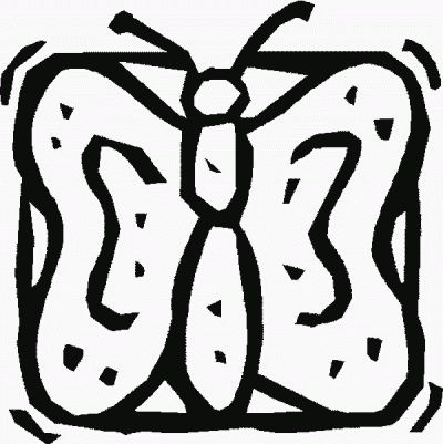 Buttrfly Coloring Page
