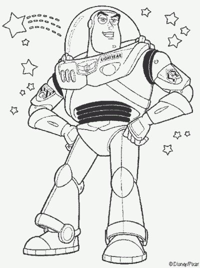 Buzz Coloring Page