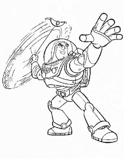 Buzz Toy Story  Coloring Page