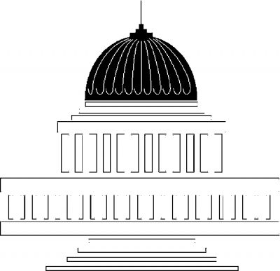 Capitol Building Coloring Page
