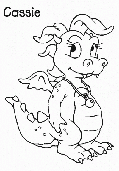 Cassie Coloring Page