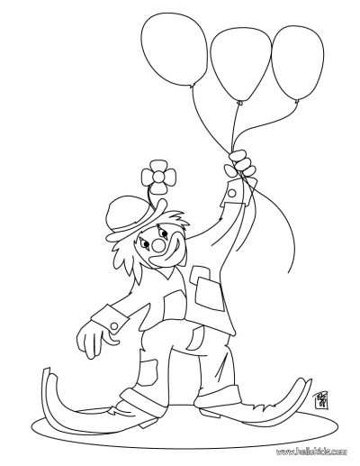 Circus Coloring Page