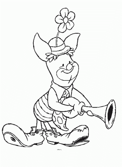 Clown Coloring Page