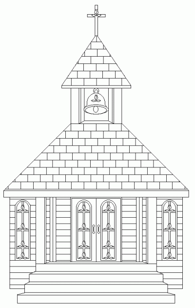 Clrchurch Coloring Page