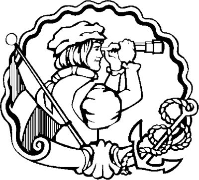 Columbus With Telescope Coloring Page
