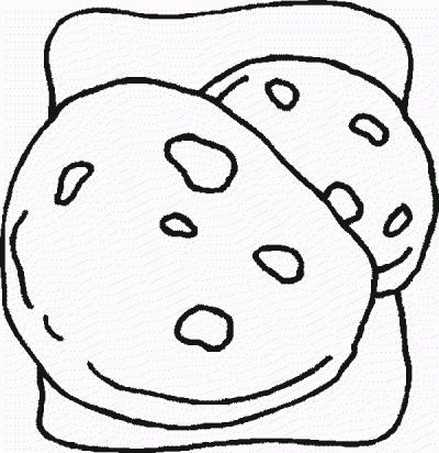 Cookies Coloring Page