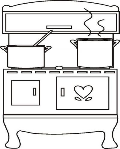 Countrystovebw Coloring Page