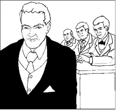 Defendant &amp; Jury Coloring Page