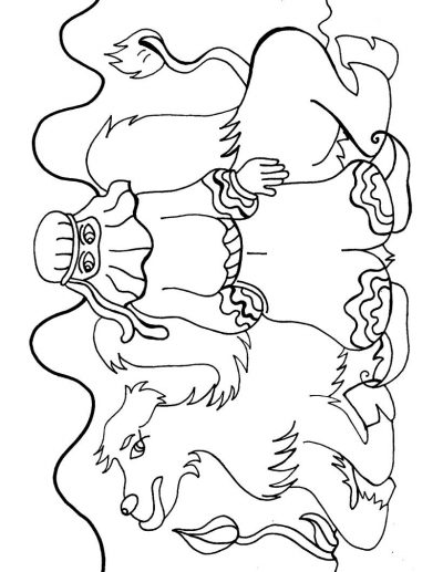 Desert Coloring Page