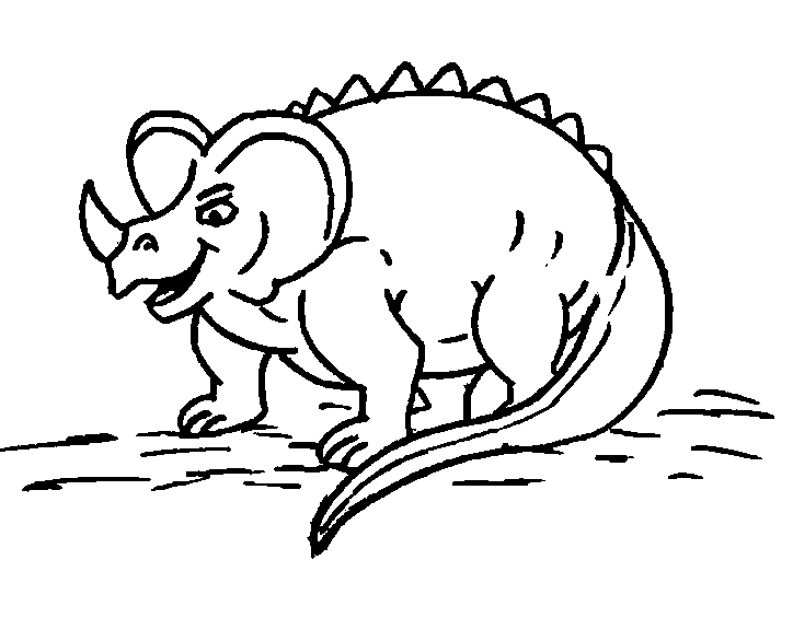 Dino Coloring Page
