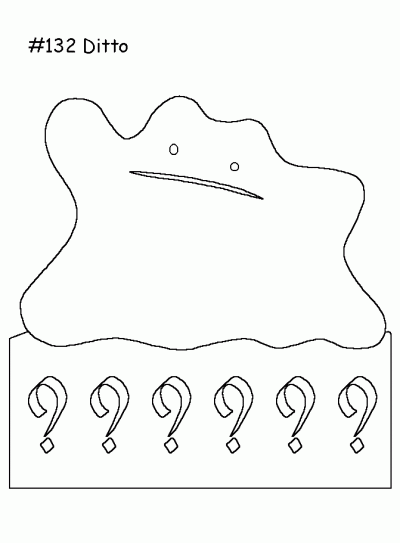 Ditto Coloring Page