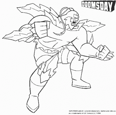 Doomsday Coloring Page