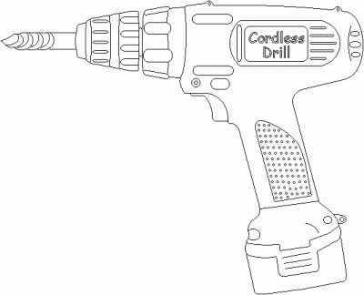 Drill Coloring Page