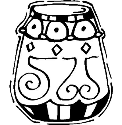 Drum Coloring Page