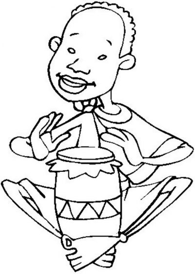 Drums Coloring Page