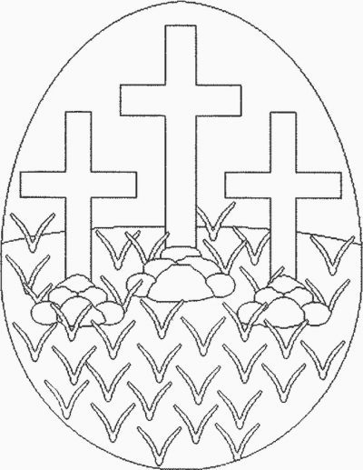 Easter Egg Coloring Page