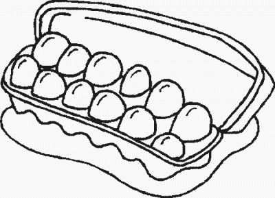 Eggs Coloring Page