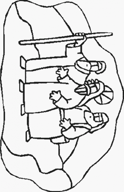Emmaus Coloring Page