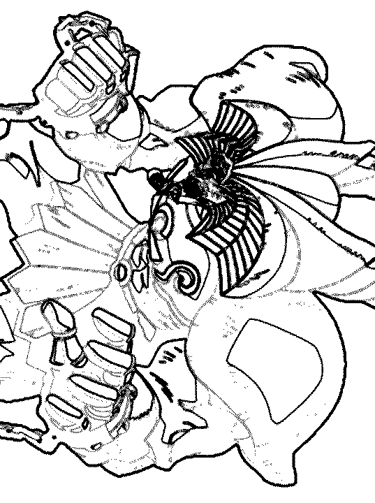 Exodia Coloring Page