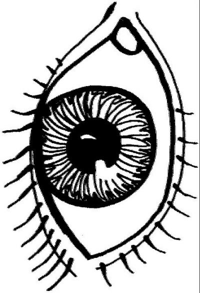 Eye Coloring Page